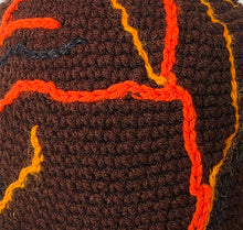 Load image into Gallery viewer, Brown & Orange Tree Camo Beanie