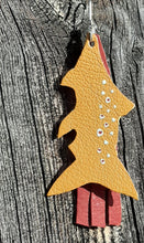Load image into Gallery viewer, Maroon and Buckskin Fish and Bobber Earrings
