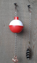 Load image into Gallery viewer, Asymmetrical Worm and Bobber Earrings