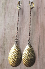 Load image into Gallery viewer, Gold Drop Lure Earrings 4"
