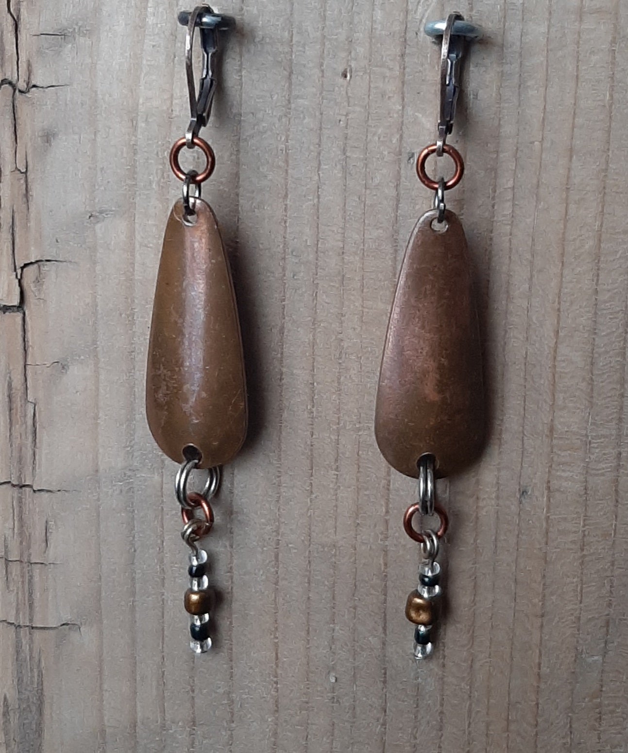 Vintage hot sale copper earrings