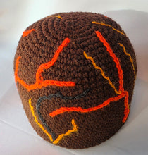 Load image into Gallery viewer, Brown &amp; Orange Tree Camo Beanie
