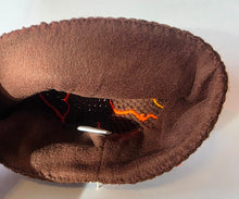 Load image into Gallery viewer, Brown &amp; Orange Tree Camo Beanie
