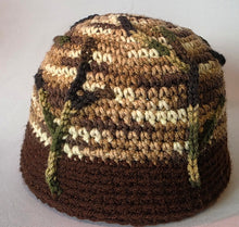 Load image into Gallery viewer, Brown Tree Branch Camo Beanie
