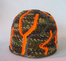 Load image into Gallery viewer, Women's SMALL Camo Ponytail Beanie

