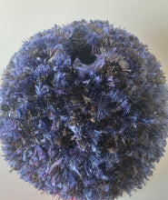 Load image into Gallery viewer, Women's Glistening Blue Sunset Ponytail Beanie
