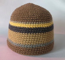 Load image into Gallery viewer, Tan and Grey Beanie
