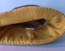 Load image into Gallery viewer, Tan and Grey Beanie
