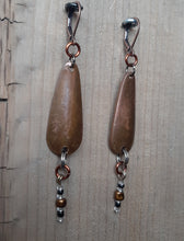 Load image into Gallery viewer, Vintage copper lure earrings
