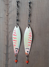 Load image into Gallery viewer, Vintage glow lure earrings
