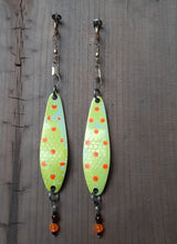 Load image into Gallery viewer, Vintage Needlefish lure earrings
